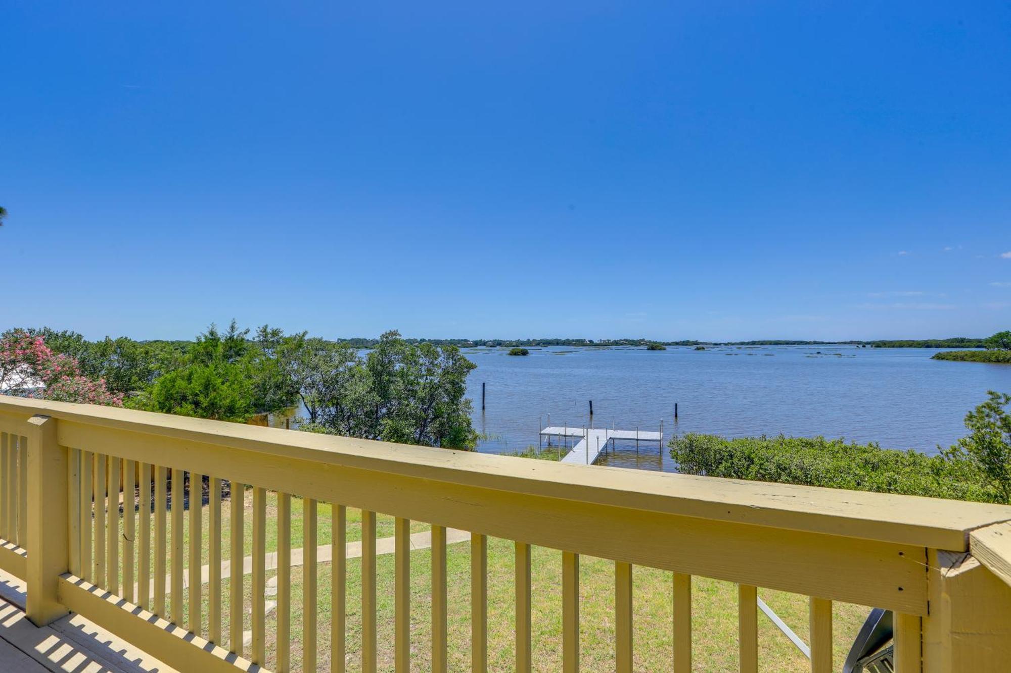 Waterfront Cedar Key Duplex Home Grill And Dock! Exterior foto