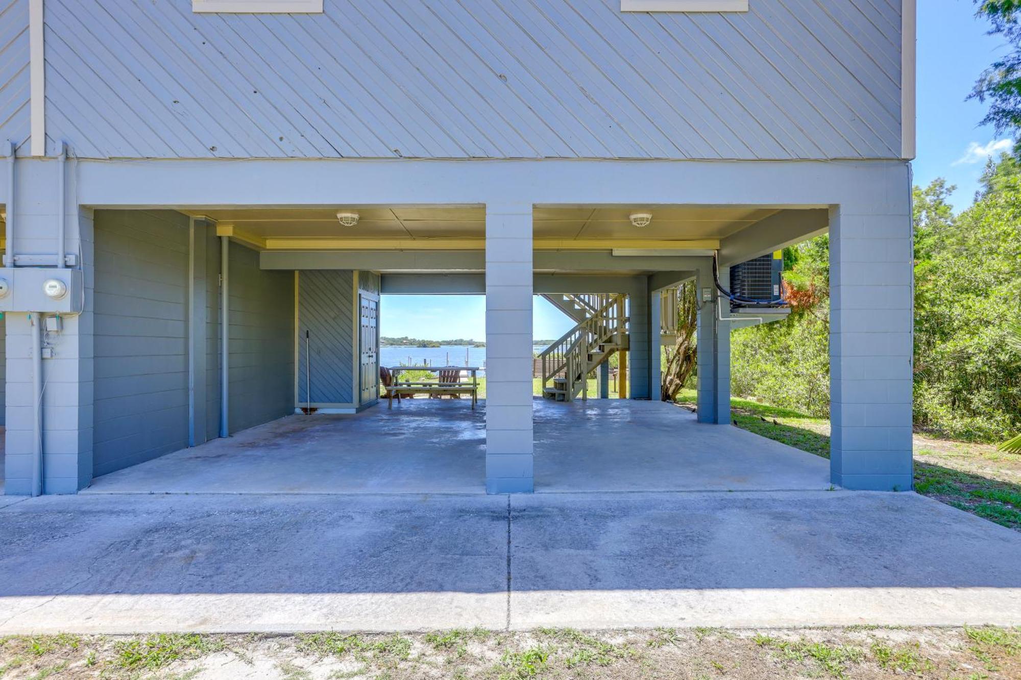 Waterfront Cedar Key Duplex Home Grill And Dock! Exterior foto