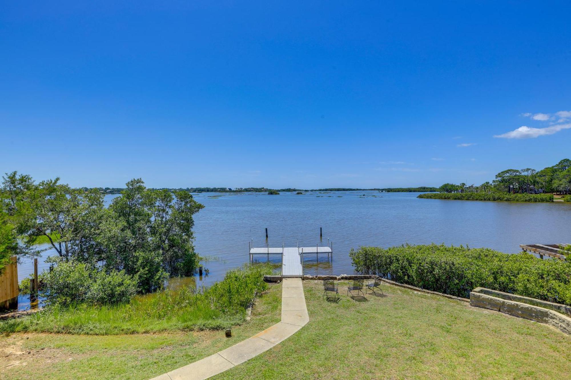 Waterfront Cedar Key Duplex Home Grill And Dock! Exterior foto